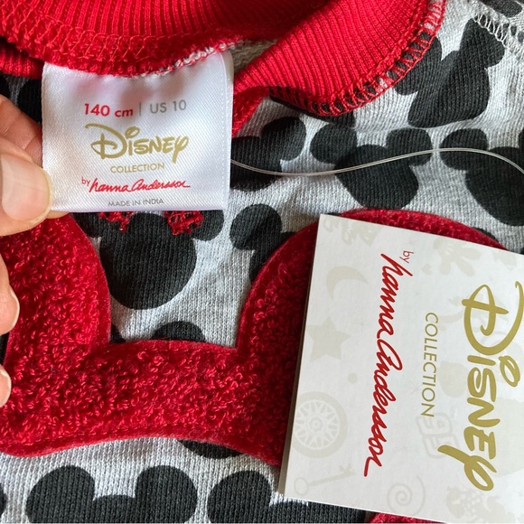 New Hanna Andersson + Disney Mickey Sweatshirt sz 10 - Picture 4 of 4